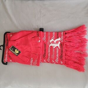 Set of 3- Scarf-Cloves-Hat, Color Red, Size 10Y